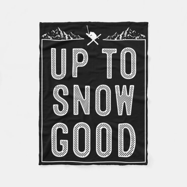 Best Snowboard Skiing Ride Gift Cute Skiers Men Wo Fleece Blanket (Front)