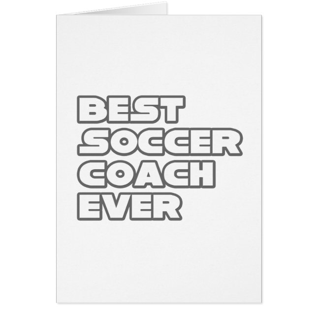 Best Soccer Coach Ever (Front)