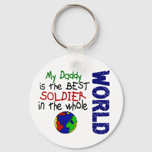 Best Soldier In World 2 (Daddy) Keychain