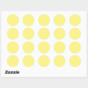 Best Solid Colour And Texture Classic Round Sticke Sticker