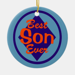 Best Son Ever Personalized Ornament