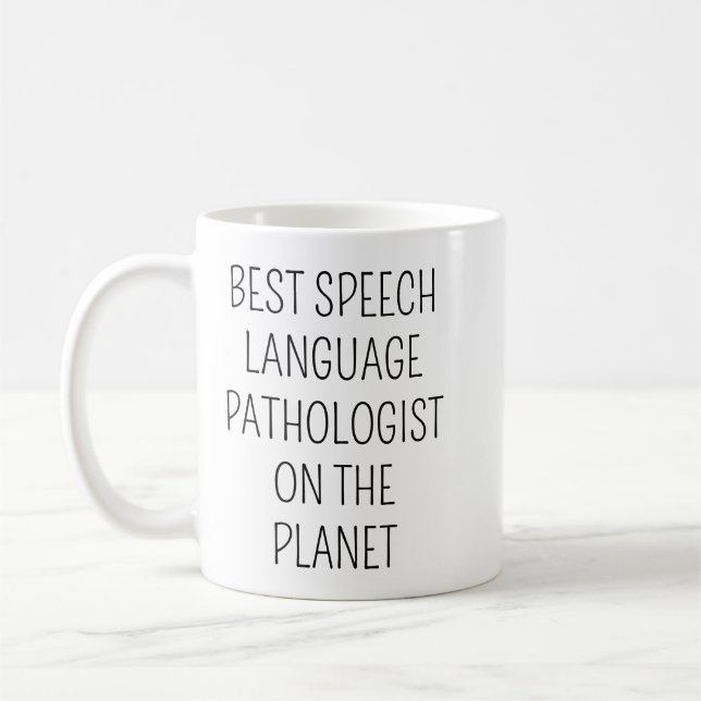 Best Speech Language Pathologist/Speech Therapist  Coffee Mug (Left)