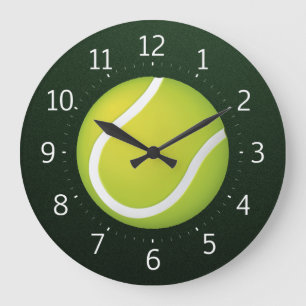 Best Sport Time For Tennis Large Clock