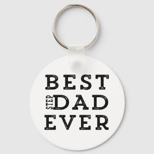 Best Step Dad Ever Keychain