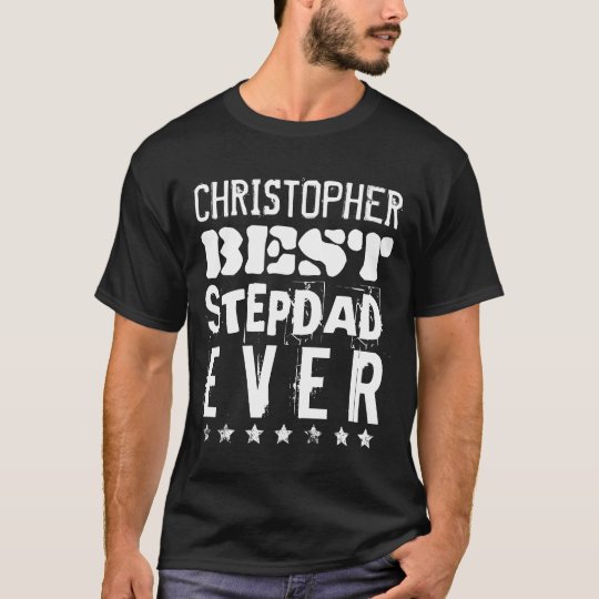 Best STEPDAD Ever Fun Grunge Text B12G T-Shirt