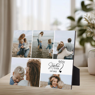 Best Stepmom Ever Custom Photo Collage  Plaque