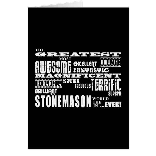 Best Stonemasons : Greatest Stonemason (Front)