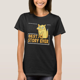 Best Story Ever Grumpy  Cat With Coffee Bad Cattit T-Shirt