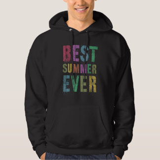 Best Summer Ever Camp Last Day Of Vacation Sign Au Hoodie