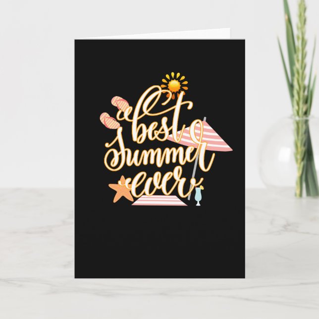 Best Summer Ever Card (Front)