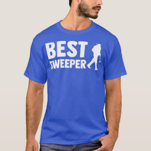Best Sweeper Ice Curling Curler Curling Stone Curl T-Shirt