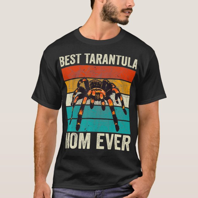 Best Tarantula Mom Ever retro Spider mom  T-Shirt (Front)