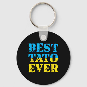 Best Tato Ever Ukraine Fathers Day Ukrainian Dad G Keychain