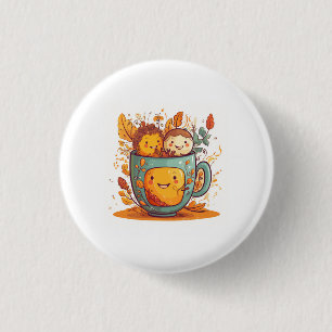 best tea,bestie, cute, tea themed 1 inch round button