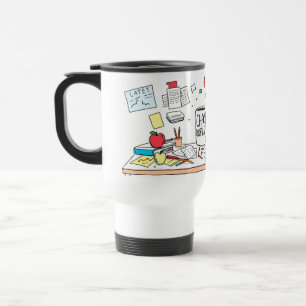 Best Teacher Appreciation Gift Custom Name Travel Mug