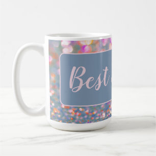 "Best Teacher" Confetti Customizable Coffee Mug