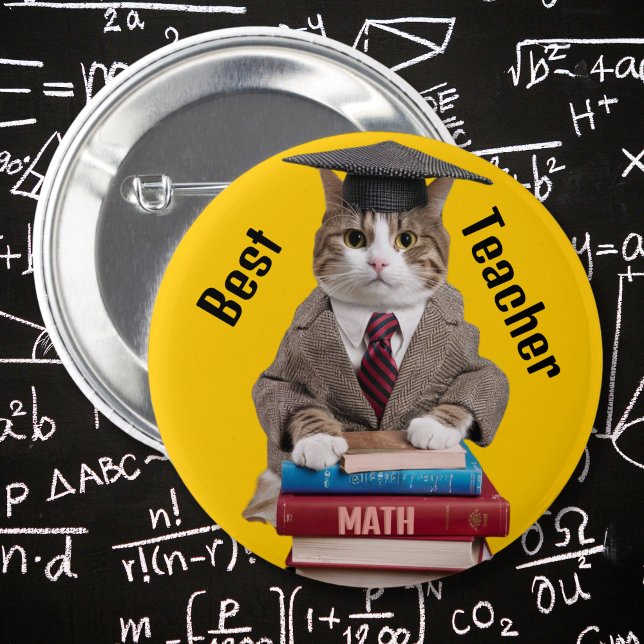 Best Teacher end of term School Appreciation 2 Inch Round Button (Creator Uploaded)