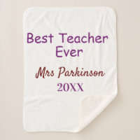 Best teacher ever add name date year simple school