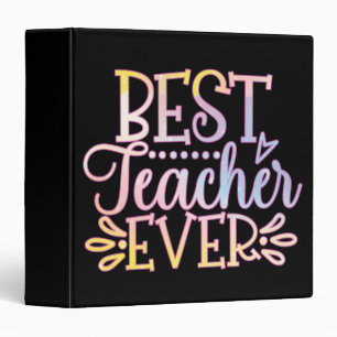 Best Teacher Ever Binder