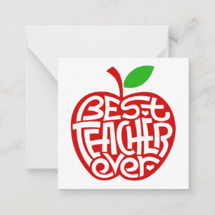 Best Teacher Ever Card
