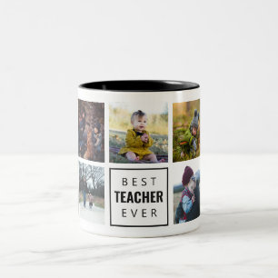 Best Teacher Ever Custom Photo Mug