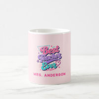 Best Teacher Ever! Custom Retro 80s Name