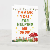 Best Teacher Ever Greeting Card Thank You Teacher 