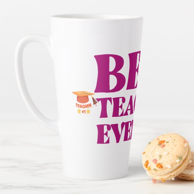 Best Teacher Ever  Latte Mug (In Situ)