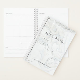 (BEST TEACHER EVER) MARBLE PLANNER