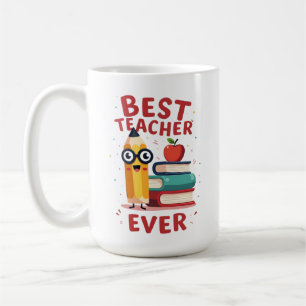 Best Teacher Ever Personalized Name Coffee Mug