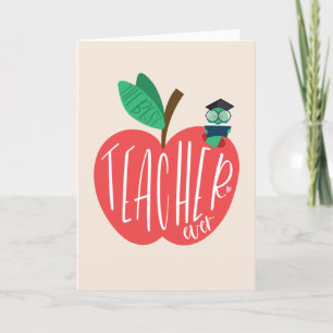 Best Teacher Ever, Teacher Appreciation Thank You Card