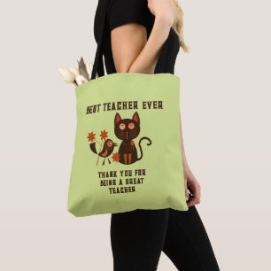 BEST TEACHER EVER , TOTE BAG