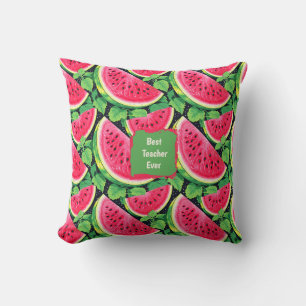 Best Teacher Ever – Watermelon Coffee Mug Throw Pillow