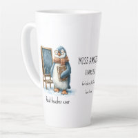 Best Teacher Ever Winter Penguin Design