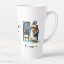 Best Teacher Ever Winter Penguin Design