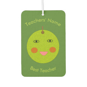 Best Teacher Happy Apple Custom Air Freshener