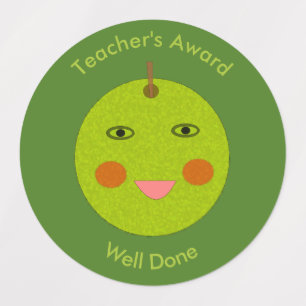 Best Teacher Happy Apple Custom Award