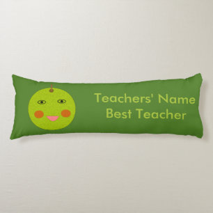 Best Teacher Happy Apple Custom Body Pillow