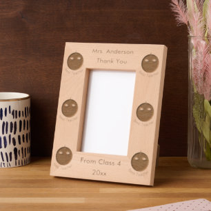 Best Teacher Happy Apple Custom Etched Frames
