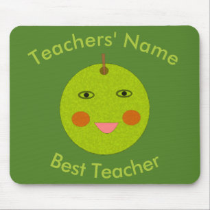 Best Teacher Happy Apple Mousepad