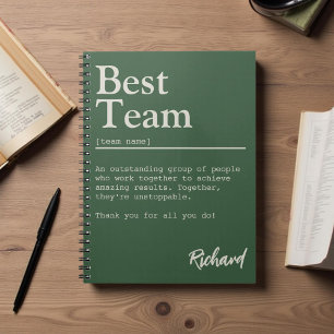 Best Team Definition Elegant Personalized Teamwork Notebook