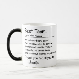 Best Team Definition employee appreciation Custom Magic Mug