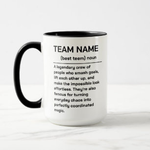 Best Team Ever   Fun Modern Team Appreciation Mug