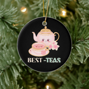 Best-Teas Tea Lovers Ceramic Ornament