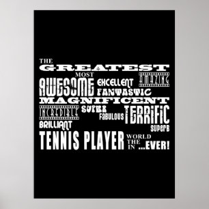 Best Tennis Players Greatest Tennis Player Poster