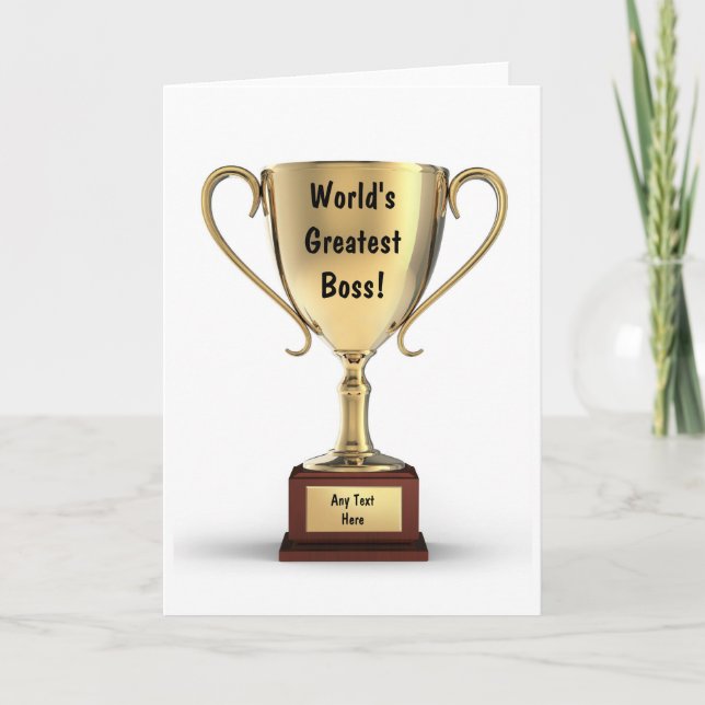 Best Thank You Boss Cards (Front)