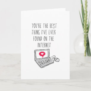 Best Thing on the Internet   Anniversary Gift Holiday Card