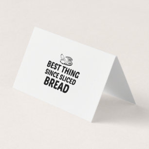 Best thing since sliced bread business card