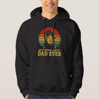 Best Tibetan Mastiff Dad Ever Dog  Retro Vintage Hoodie