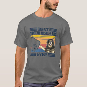 Best Tibetan Mastiff Dad Ever Vintage Father Day T-Shirt